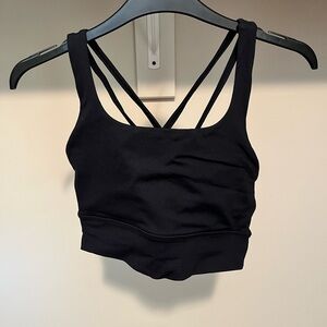 Black Strappy Women's Bra